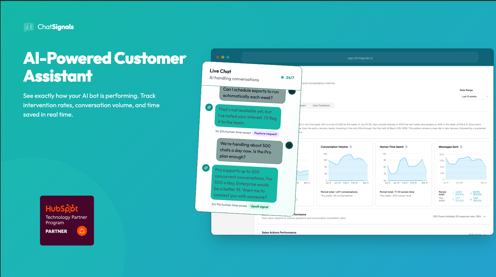 AI Customer Agent with Powerful Analytics