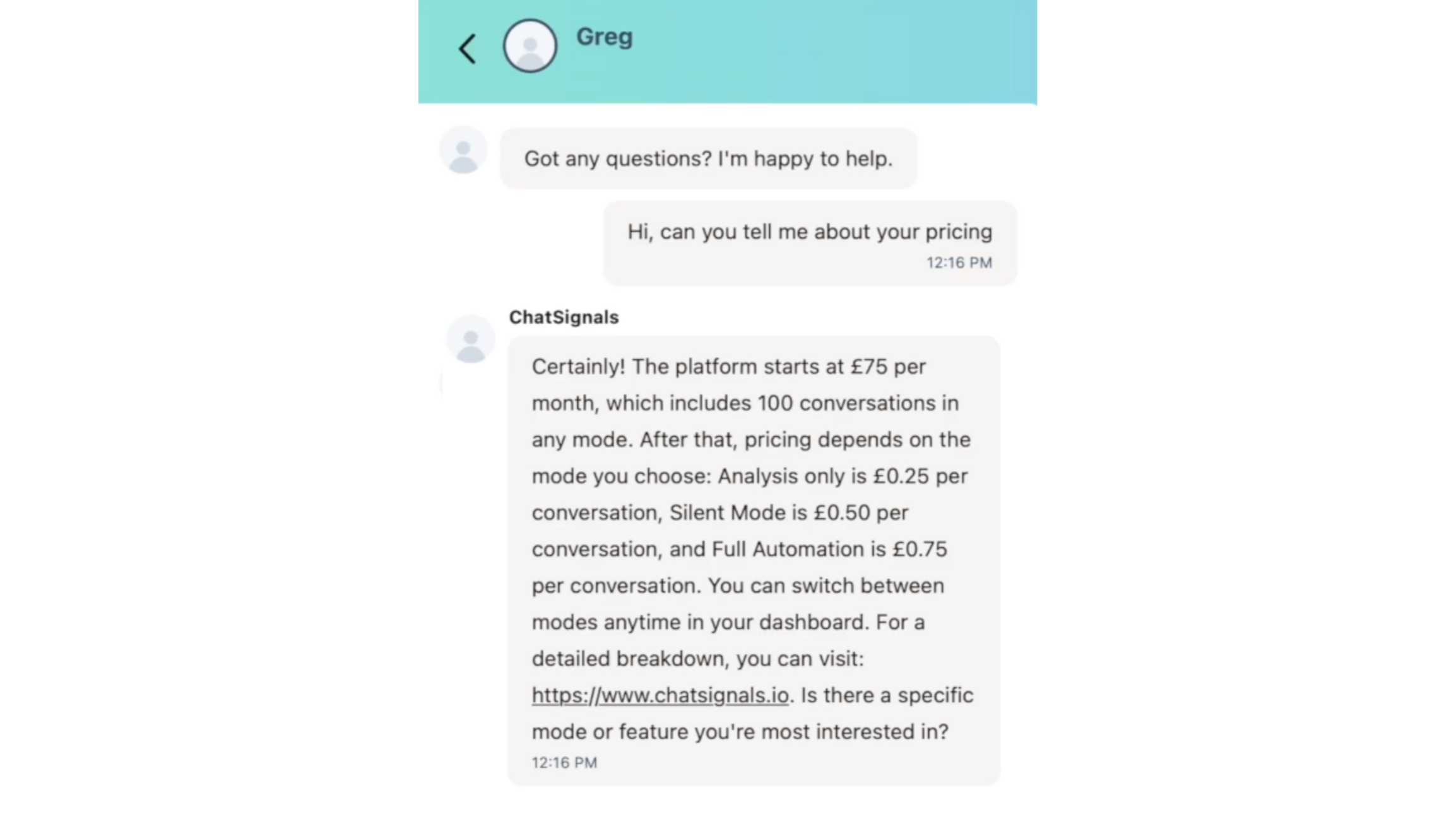 Automated HubSpot Chat