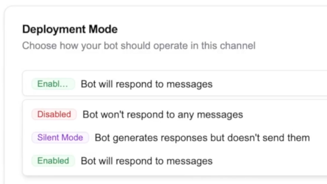 Control how your chat is automated at all time